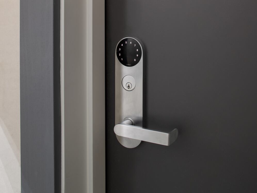 Keyless apartment entry via Latch lock