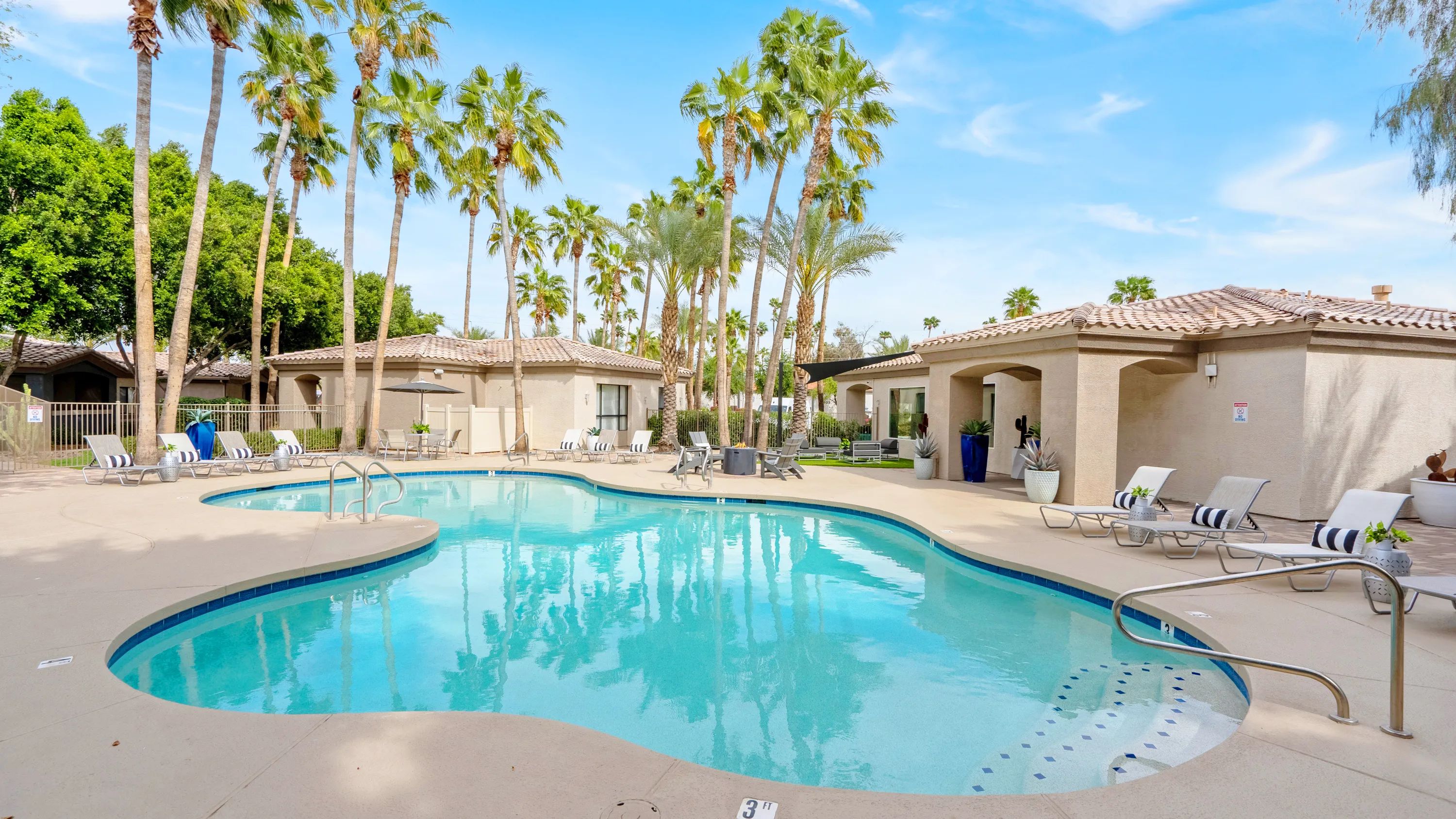 Unwind in our resort-style pool, where every day feels like a vacation.