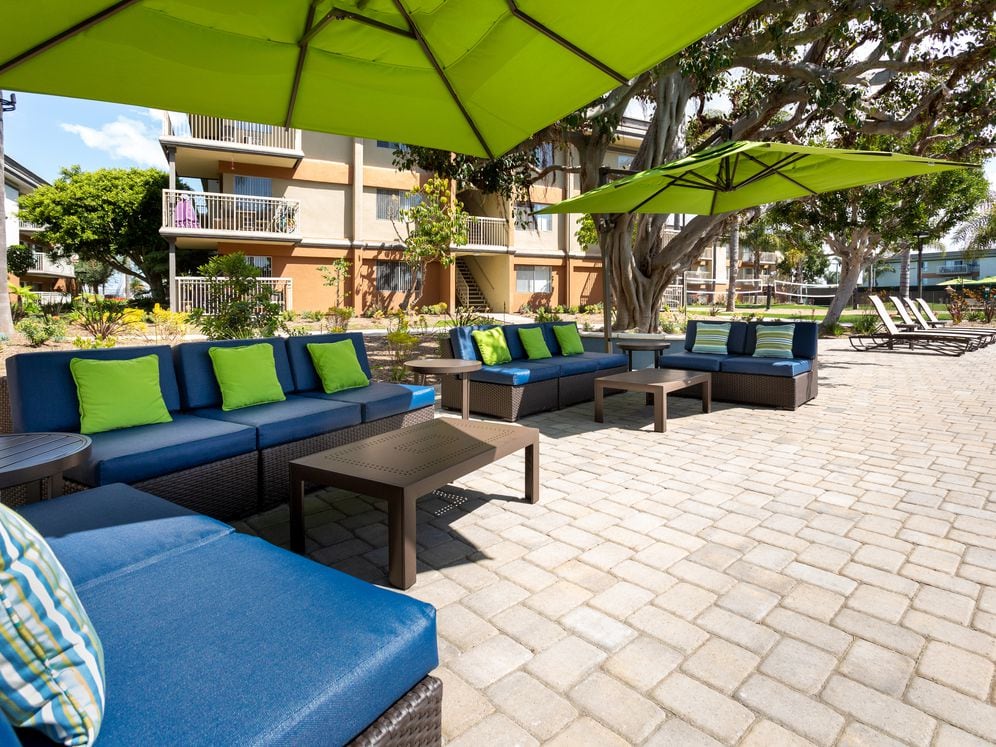 Sundeck with lounge seating