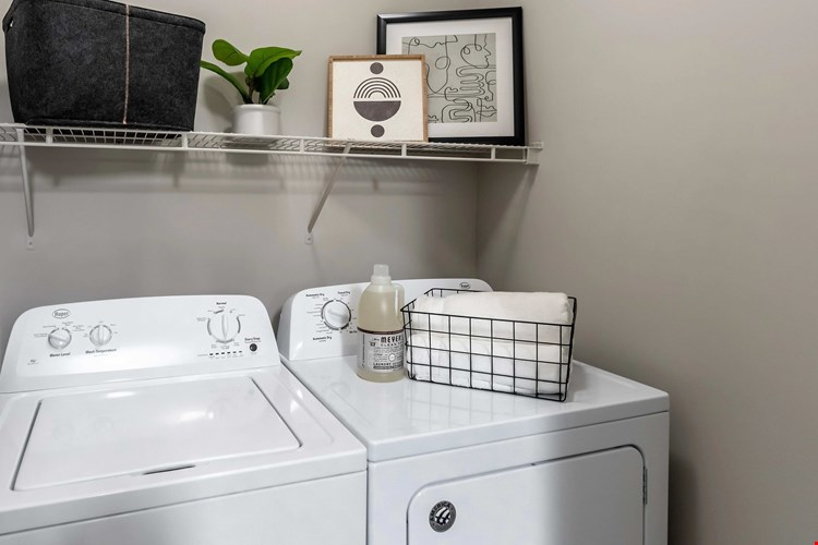 Enjoy the convenience of an in-unit washer and dryer in every apartment.