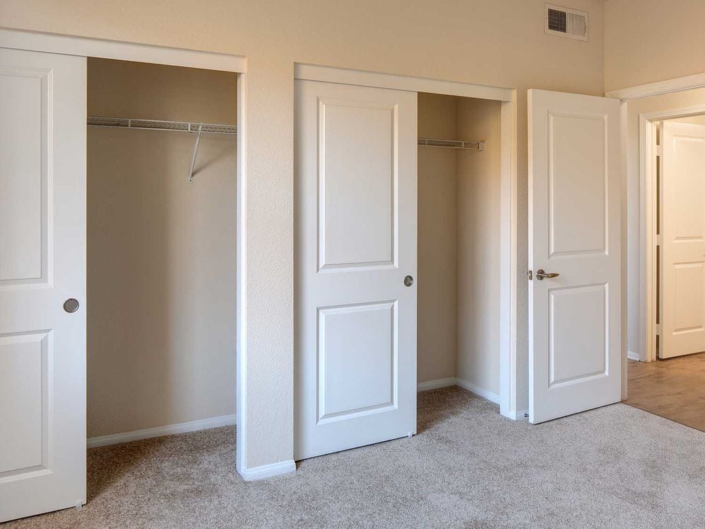 Spacious closets
