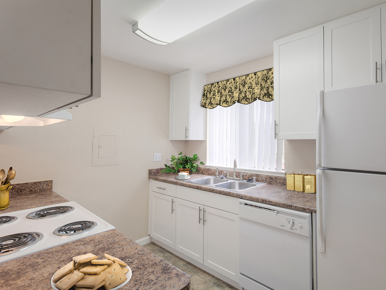 Crossing at Arroyo Trail Apartments Kitchen Counter and Appliances