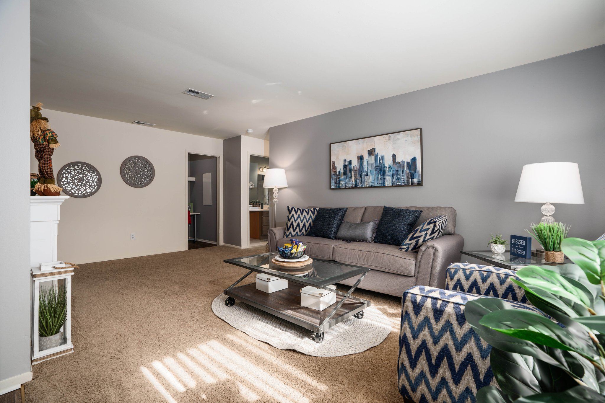 Drawbridge Model Living Room