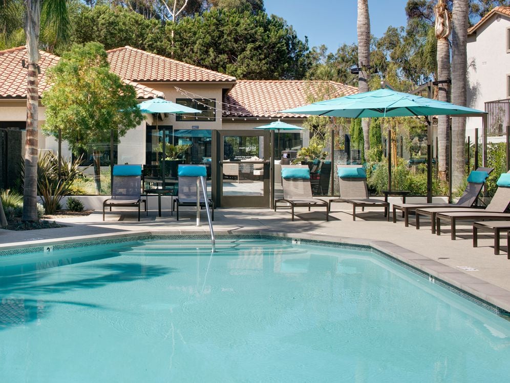 Pool Areas with Cabana and Lounge Seating