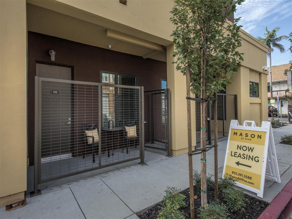 Mason at Hive Private Patio or Balcony