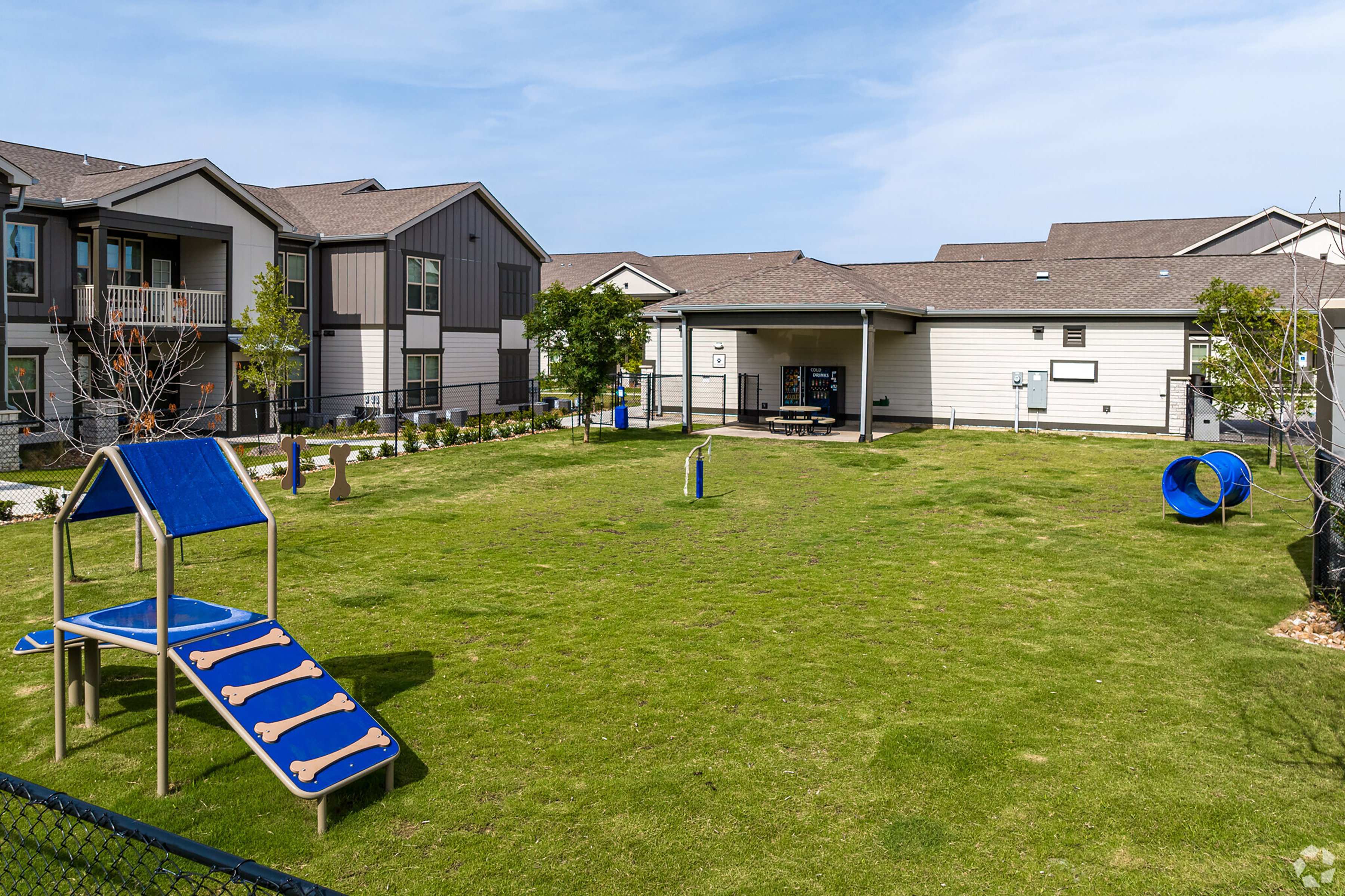 Secure and fun dog play area