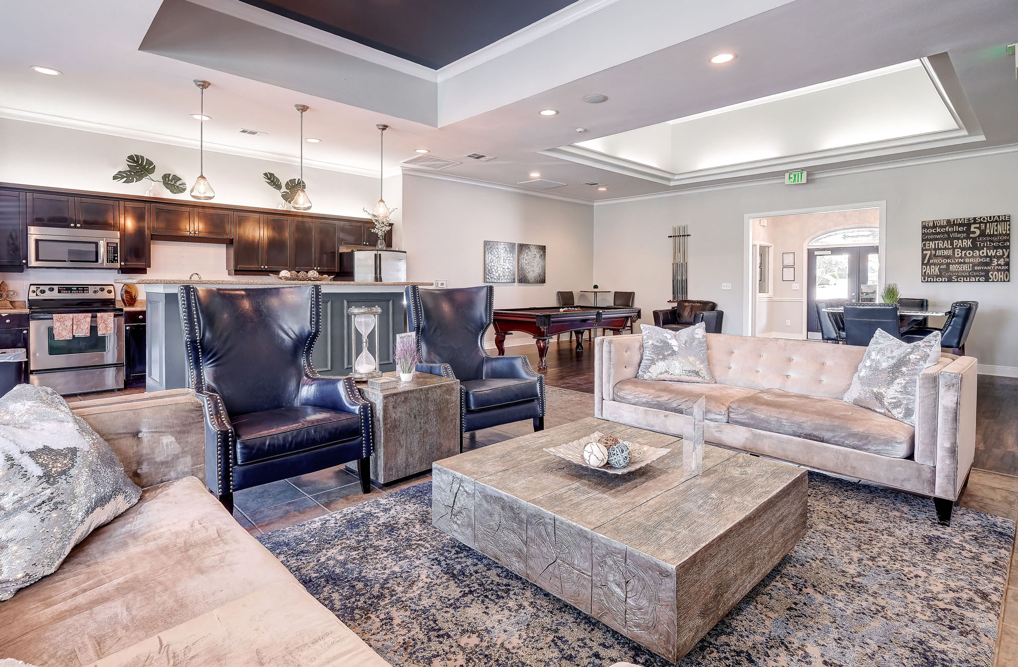 Community Lounge with Chef's Kitchen