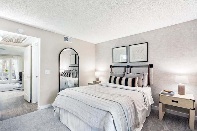 Spacious open bedrooms with ample closet space.
