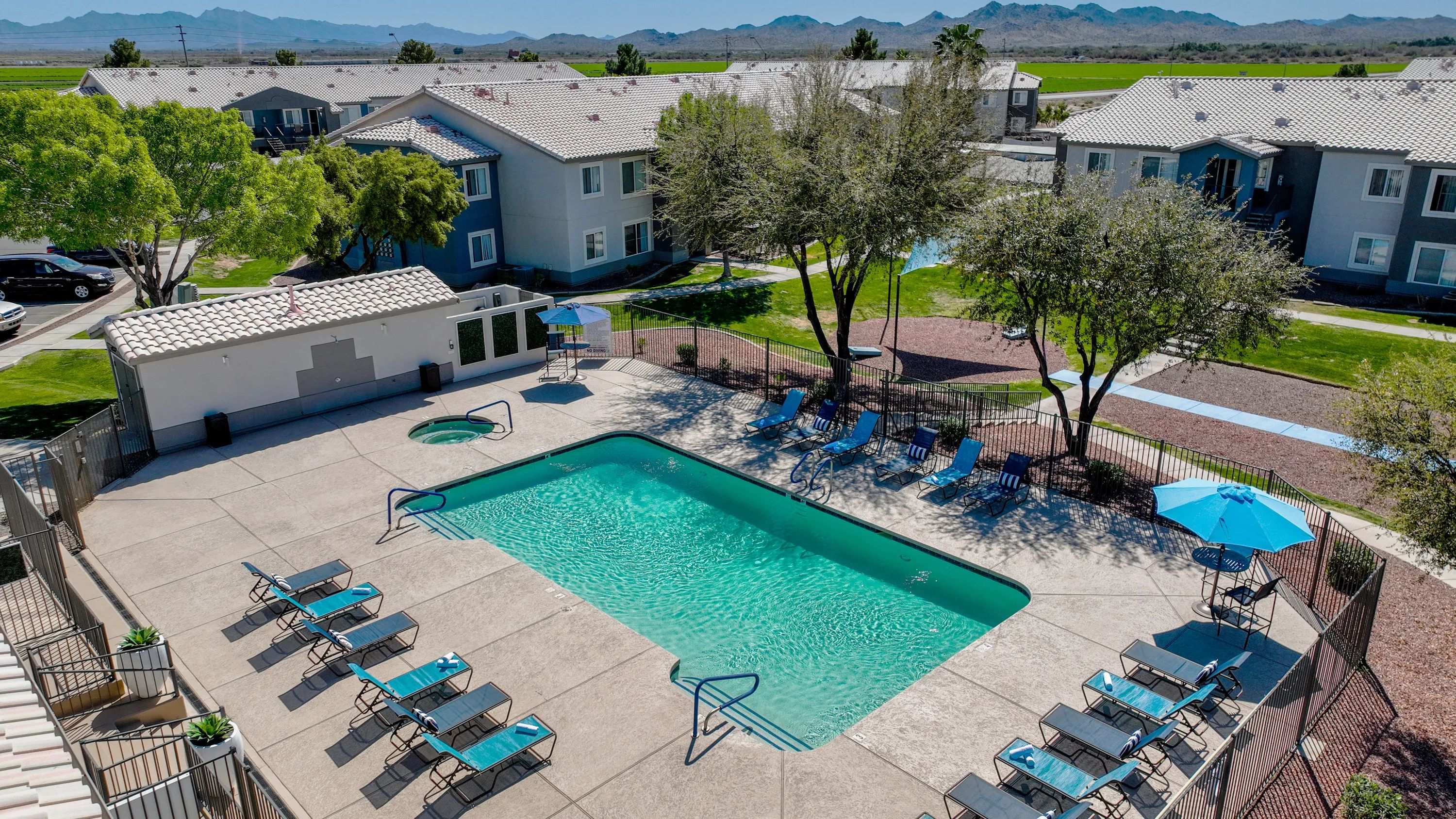 Lay back, soak up the sun on our expansive poolside sundeck - your own backyard oasis of relaxation. 