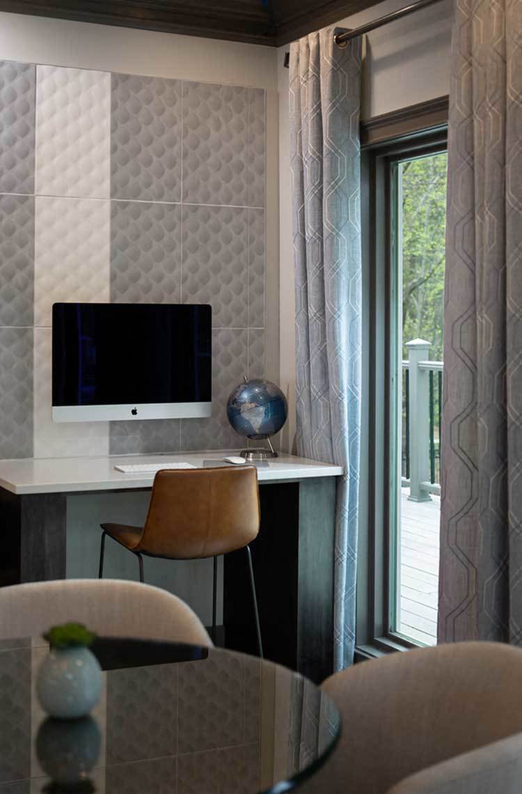 Mac computers in the clubhouse with natural lighting