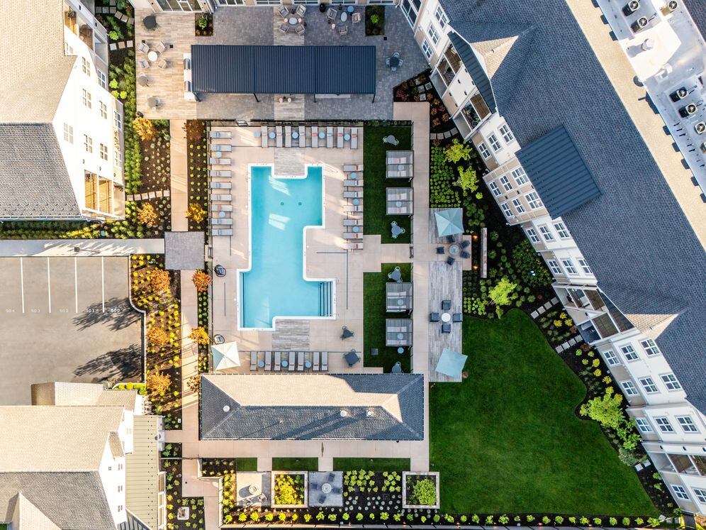 Main courtyard with pool and sundeck