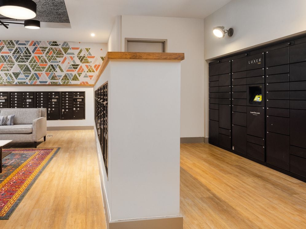 On-site package lockers