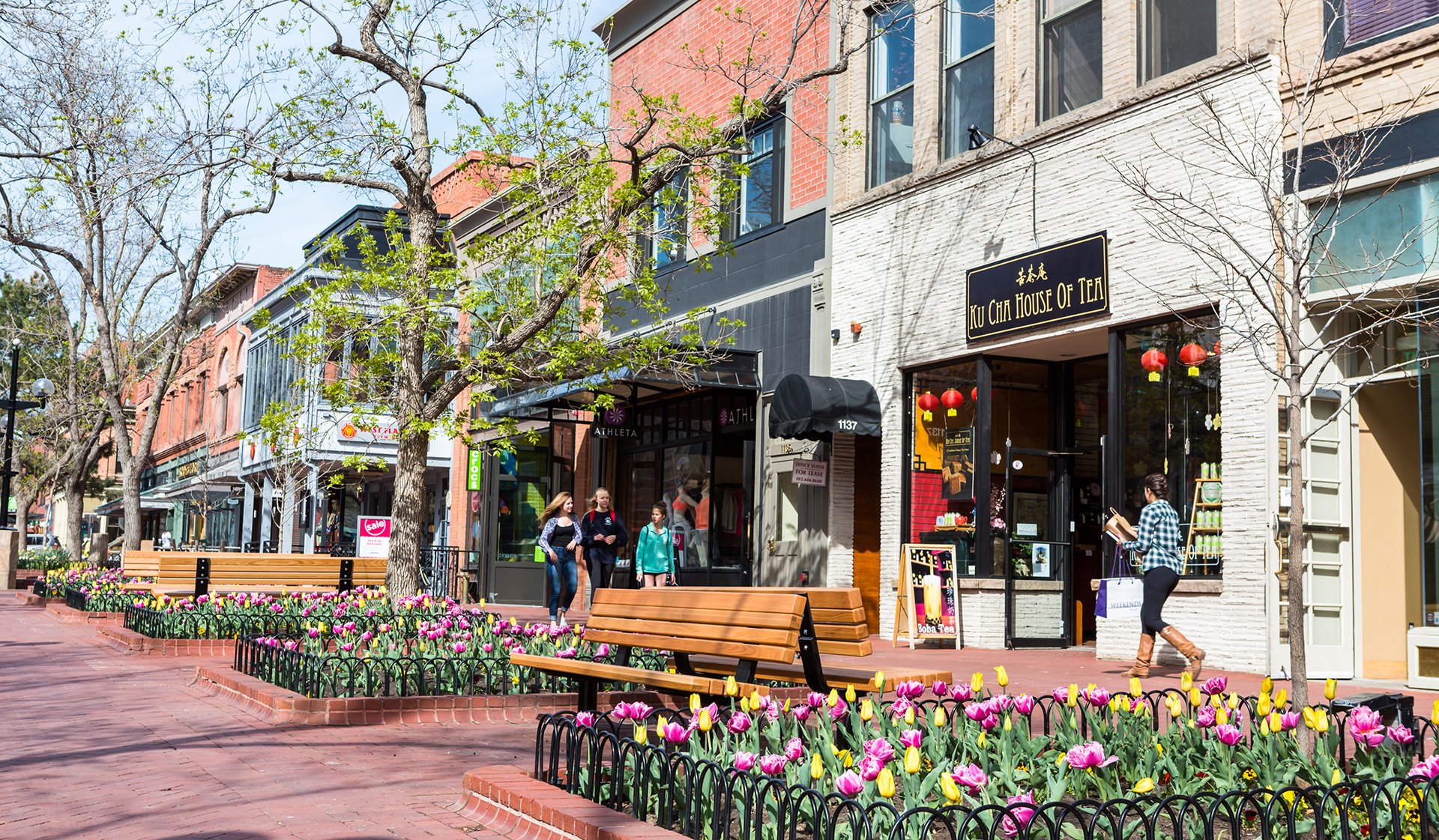 Take advantage of shopping, dining and entertainment at the iconic Pearl Street Mall
