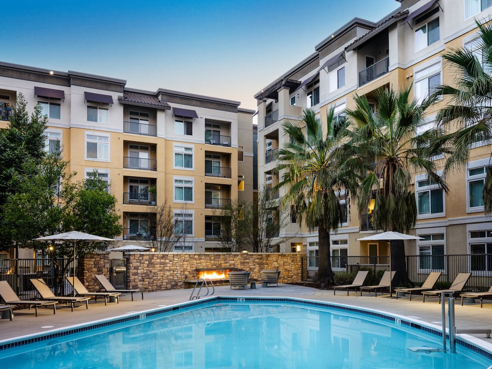 Phase I pool and sundeck
