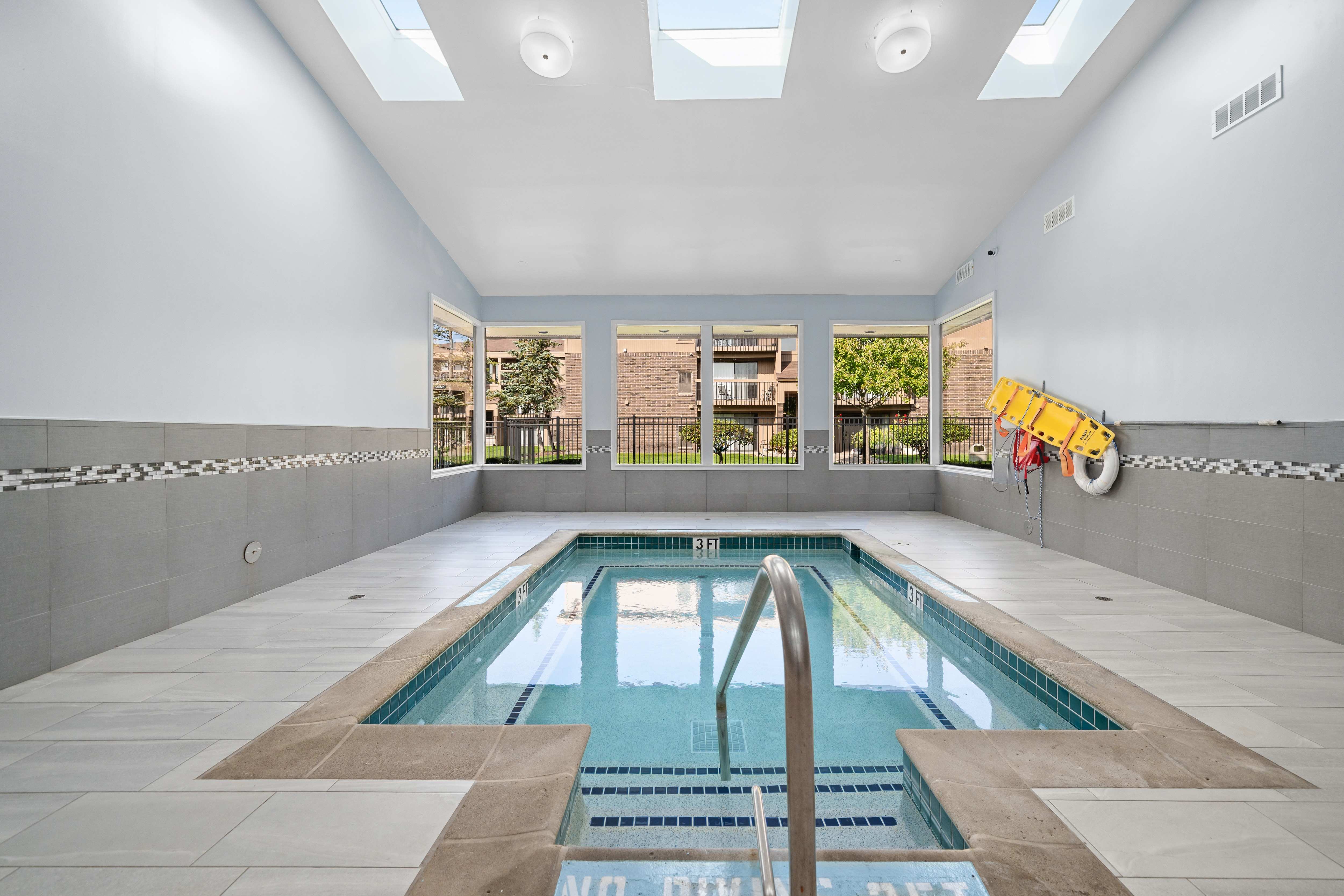 Indoor Hot Tub at Lakeside Village Apartments Clinton Township Michigan