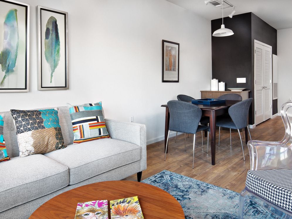 Dining and living area