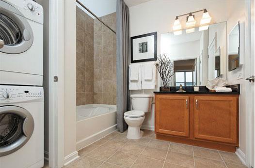 In unit washer and dryers