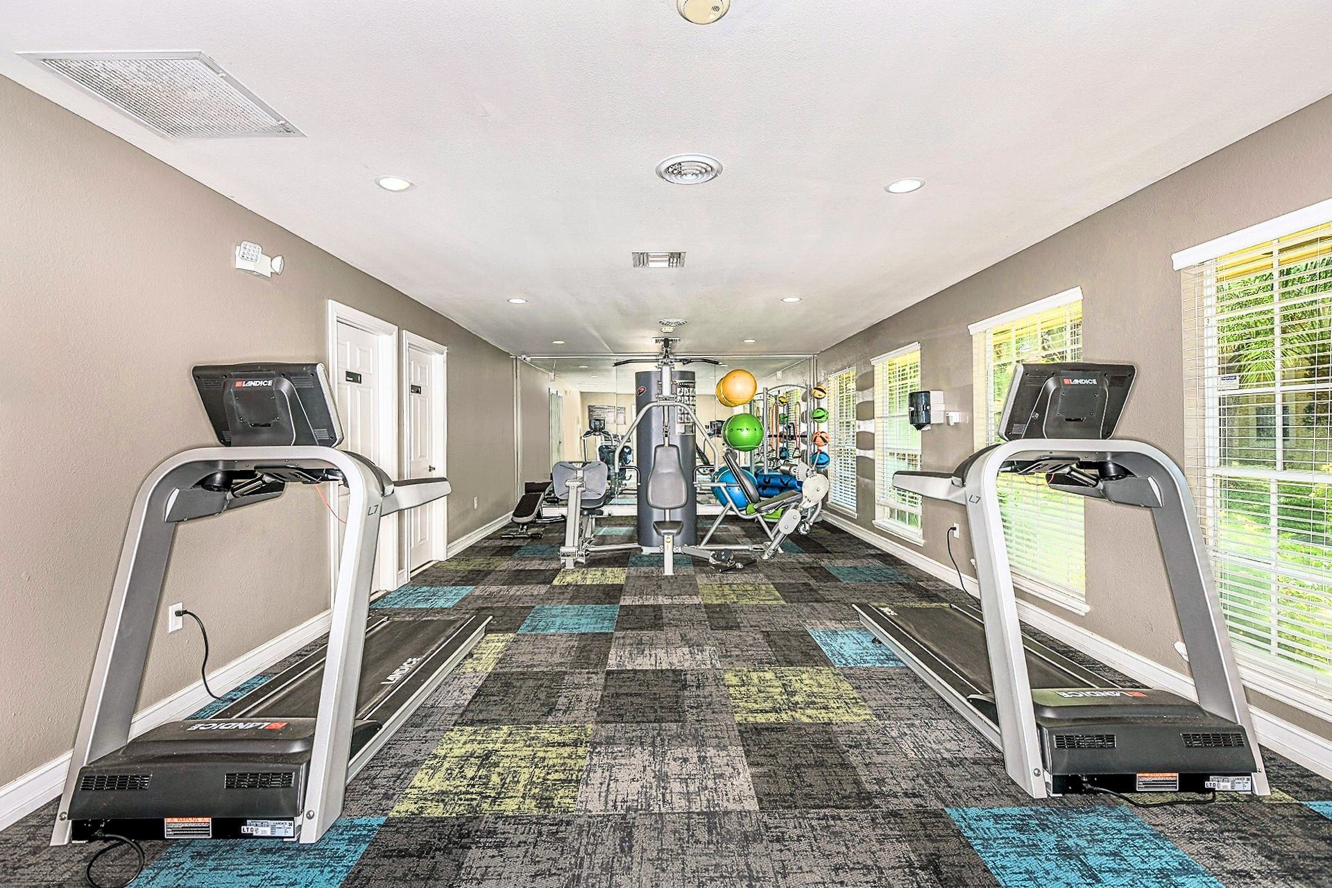 Fitness Center with Cardio Equipment