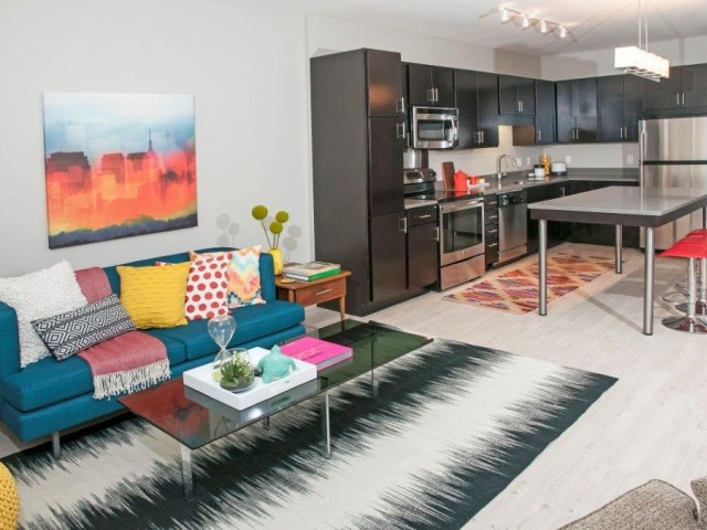 Living Room and Kitchen