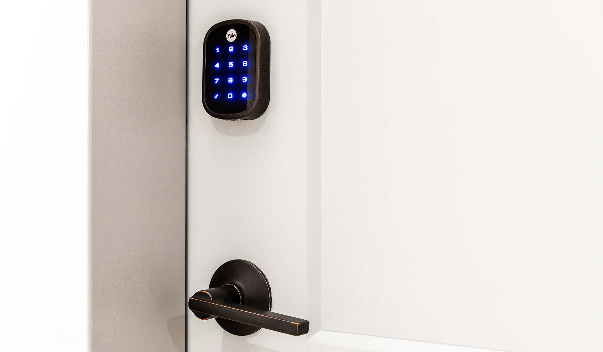 Control the temperature without getting up and never fumble for your keys again. Smart home tech available in every home!