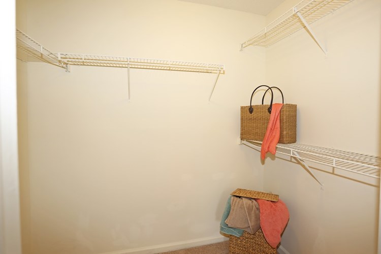 Lots of Space in our Walk-In Closets