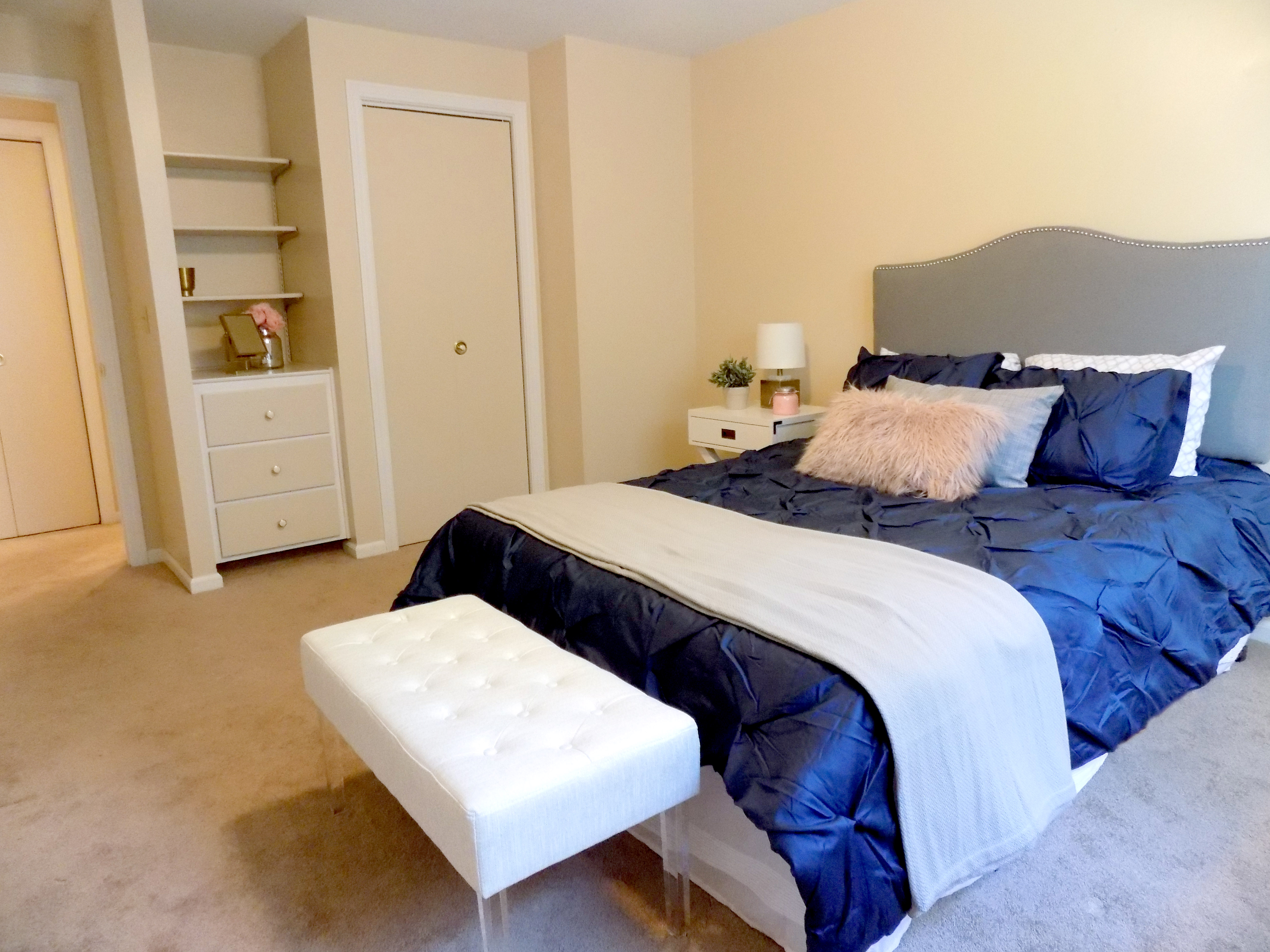 Built-in storage in one bedrooms