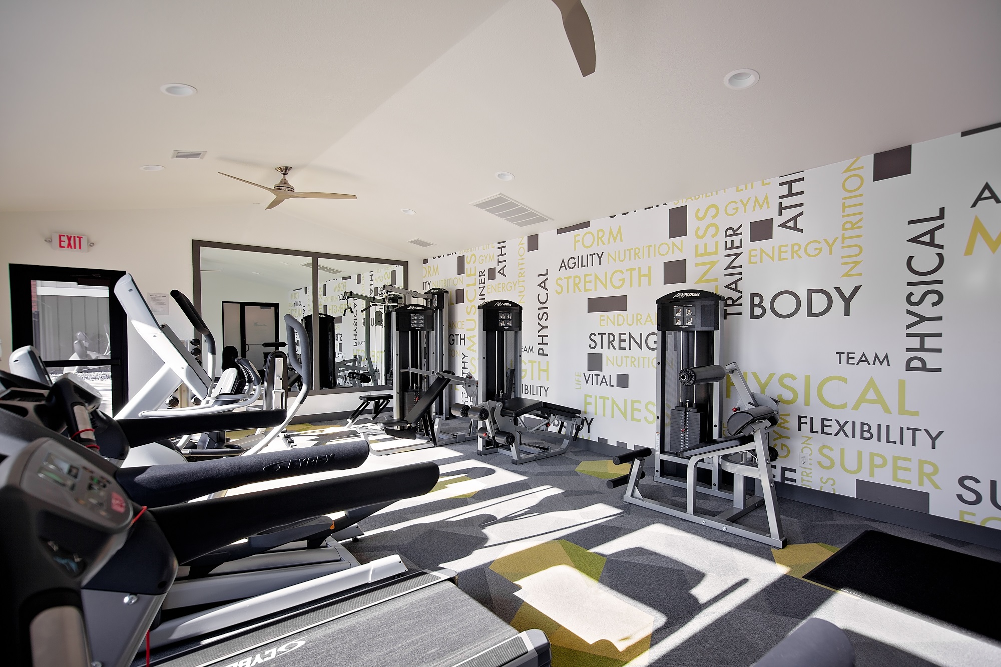 West Valley City, UT Enclave at Redwood apartments fitness center