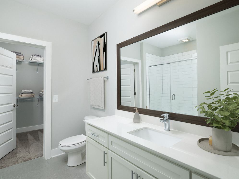 Bath and walk-in closet