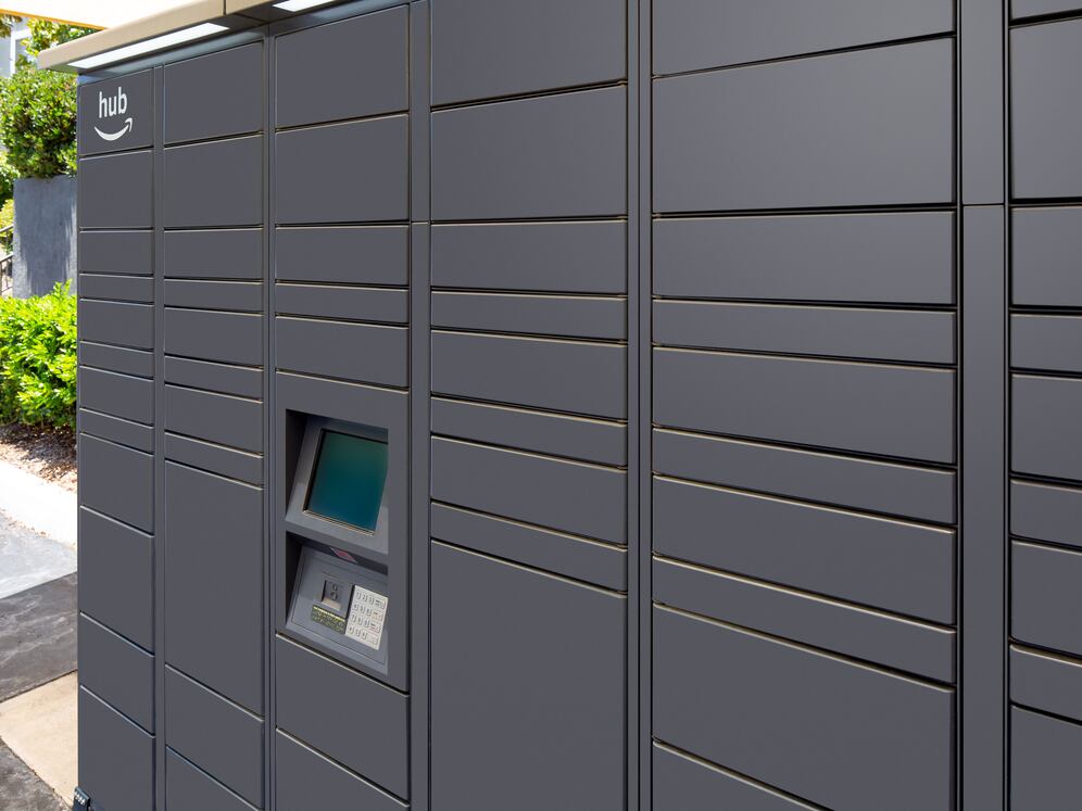 Amazon package lockers