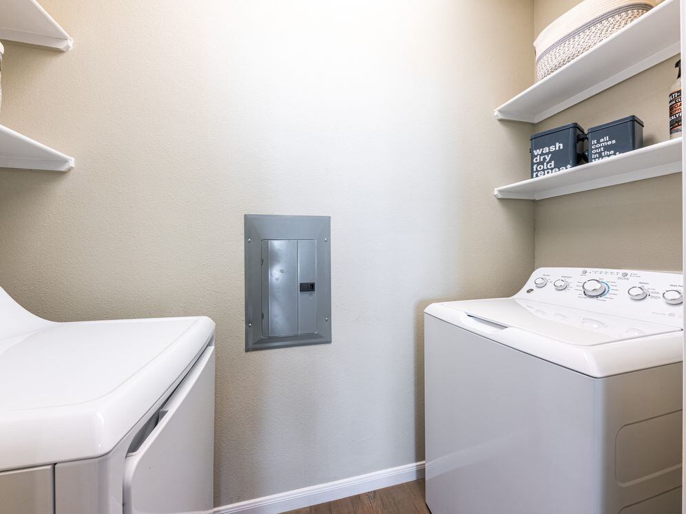 In unit washer and dryer