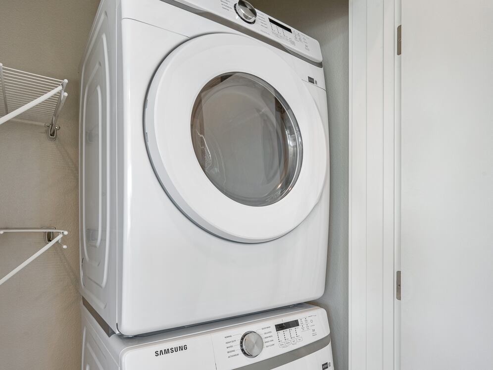 In-unit washer and dryer