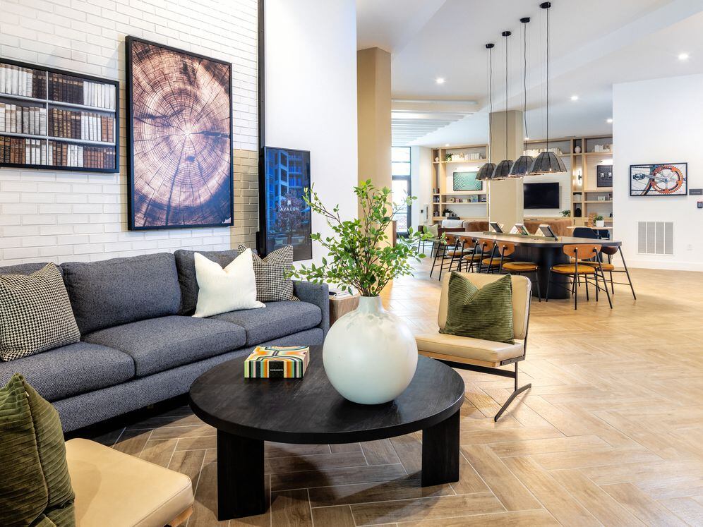 Lounge with multiple seating areas