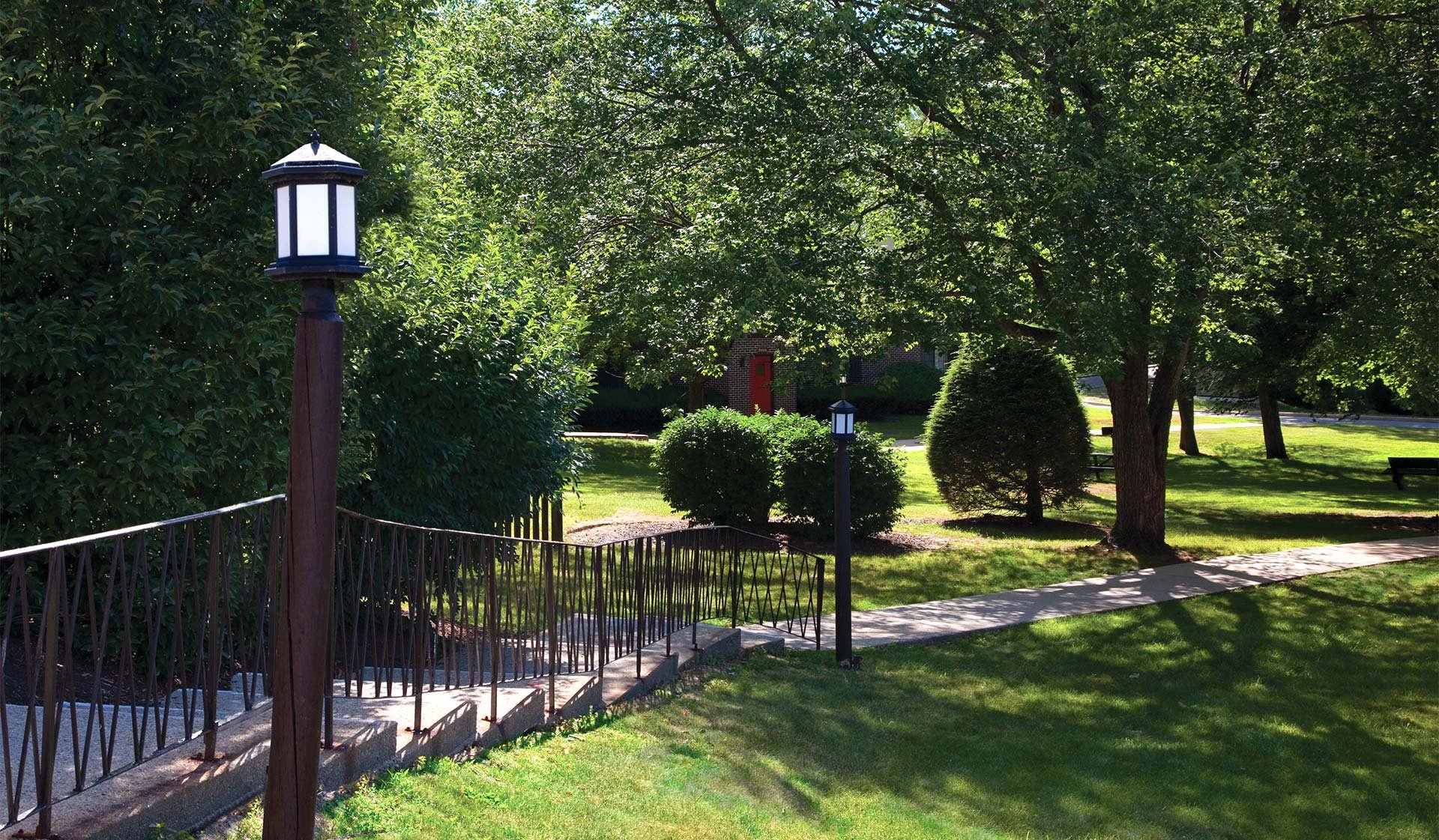 Jog around our 1.5 mile trail set among our grounds