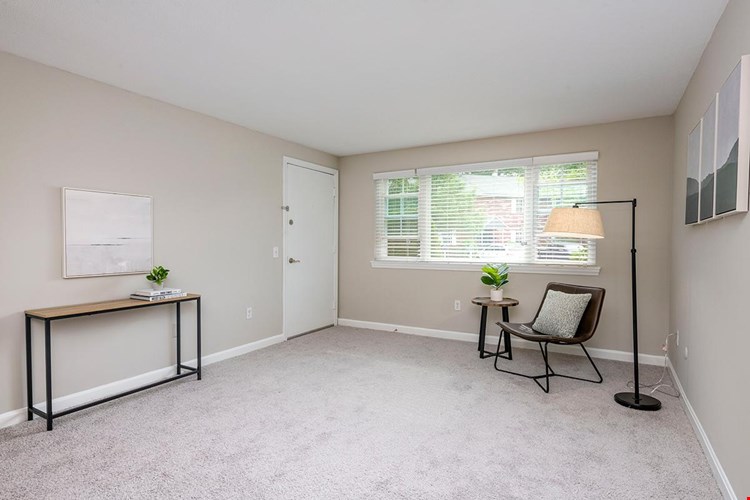 Living rooms feature large windows allowing ample sunlight to shine through.
