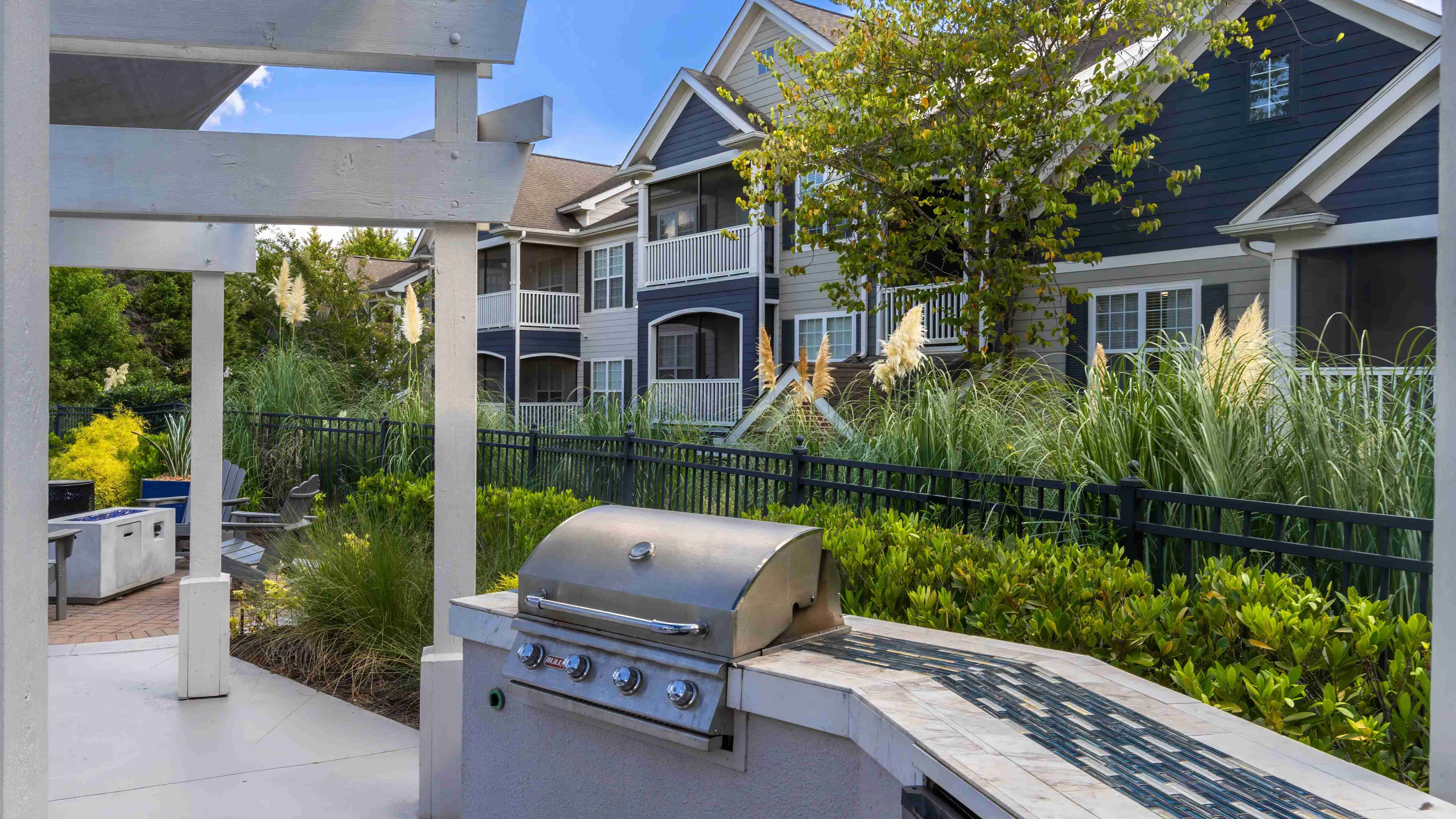 Unleash your grilling skills at our poolside outdoor kitchen, where BBQ dreams come to life in a flavorful paradise.