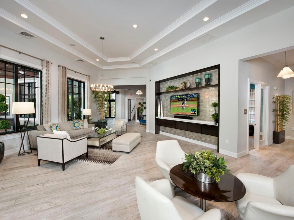 Resident lounge with TV