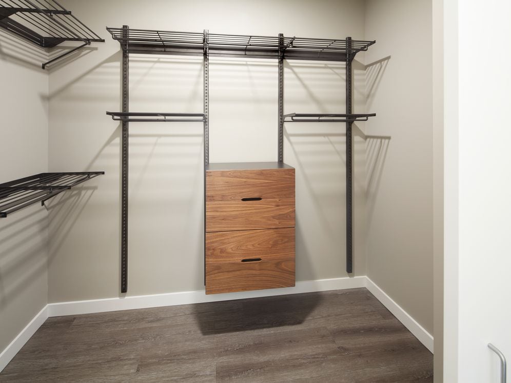 Signature Collection penthouse walk-in closet.