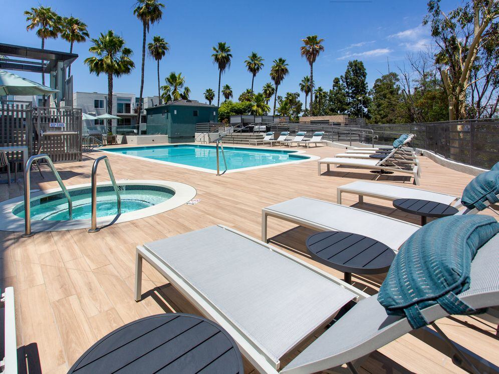 Spa and swimming pool