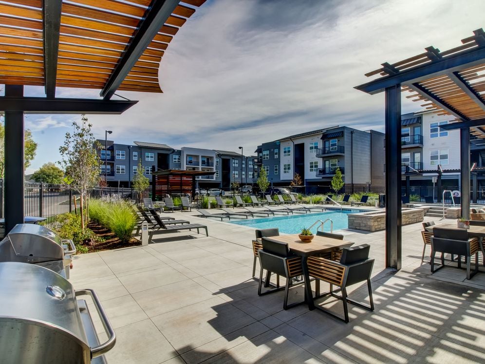 BBQ grilling stations with seating