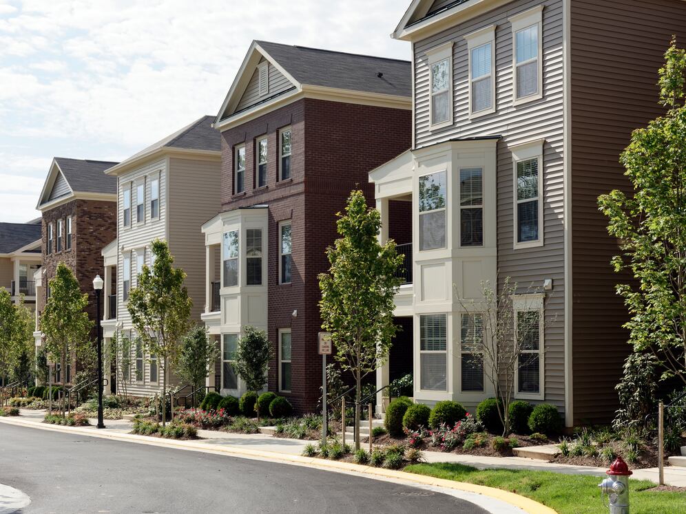 Townhome exteriors