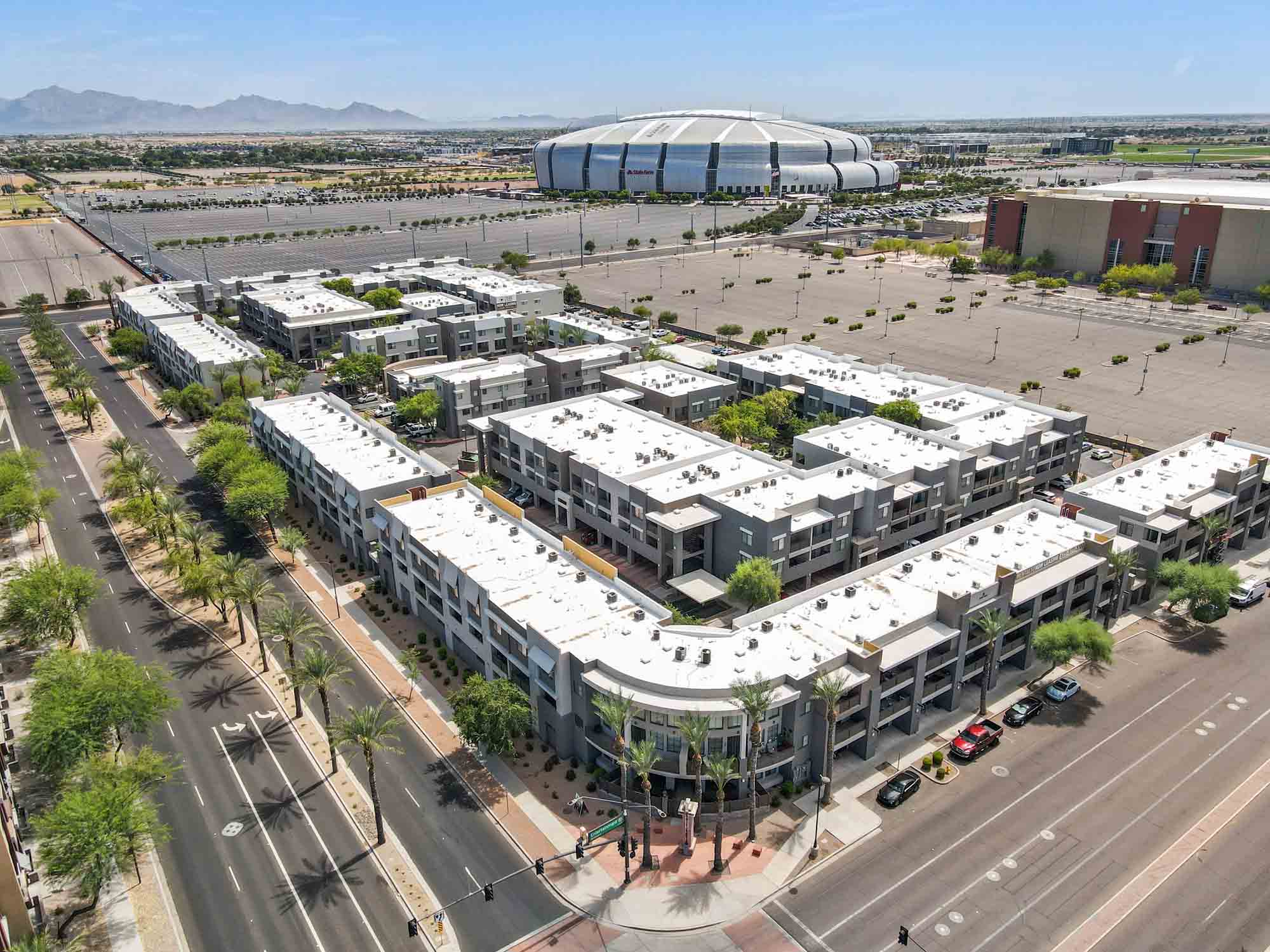 Zone Westgate, Glendale, AZ, Aerial View