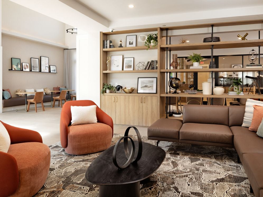 Lobby with seating area