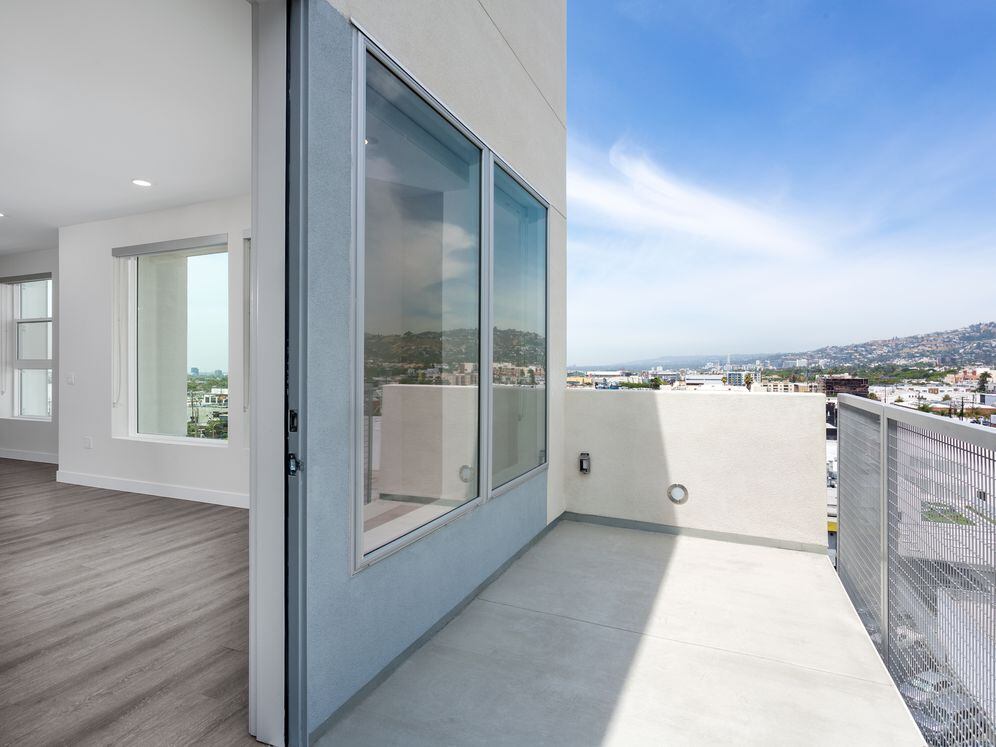 Balconies with panoramic views