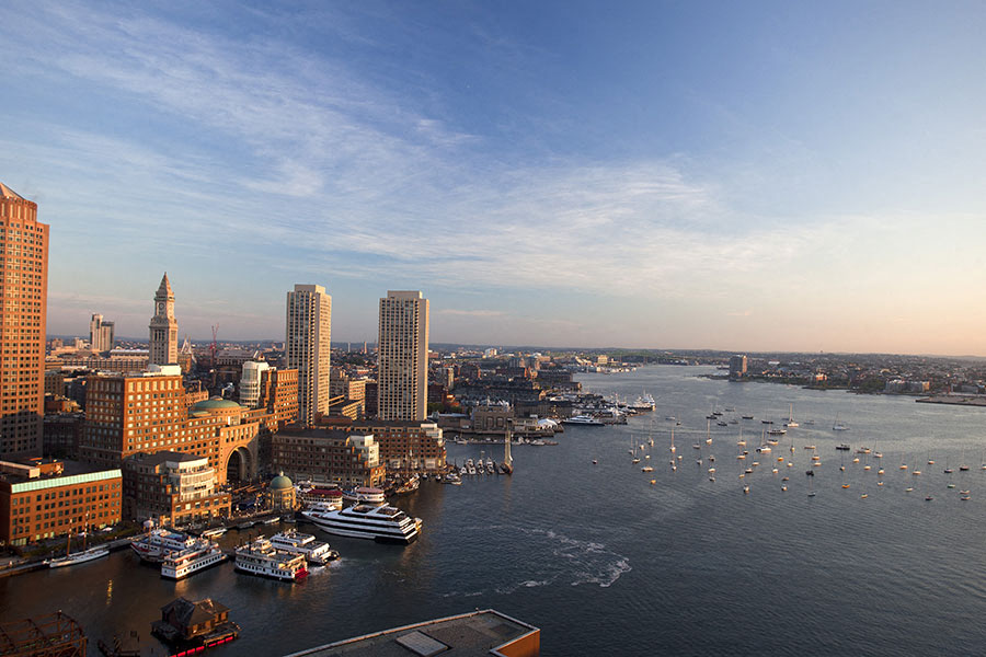 Waterfront Views of Rowe's Wharf